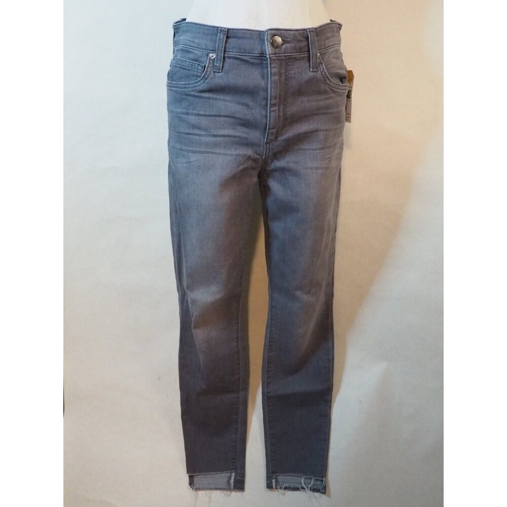 Joe's Jeans Gray High Rise Skinny Raw Hem Denim Jeans, Size 29